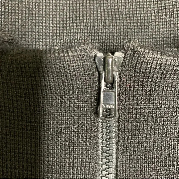 Susana Monaco 100% Super Fine Wool Zip Front Sweater - Picture 7 of 9